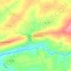 Mapa topográfico Cerisy-la-Salle, altitud, relieve