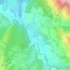 Mapa topográfico Saint-Étienne-en-Dévoluy, altitud, relieve