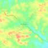 Mapa topográfico Dolores Hidalgo, altitud, relieve