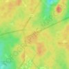 Mapa topográfico Waterberg, altitud, relieve