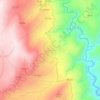 Mapa topográfico Souto Maior, altitud, relieve
