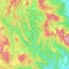 Mapa topográfico สะเมิงใต้, altitud, relieve