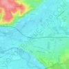 Mapa topográfico La Chaume, altitud, relieve