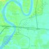 Mapa topográfico RW 1 Desa Karangkemiri, altitud, relieve