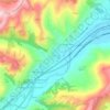 Mapa topográfico Macine, altitud, relieve