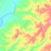 Mapa topográfico Loma Zambudio, altitud, relieve