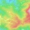 Mapa topográfico Can Lleget, altitud, relieve