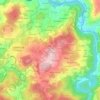 Mapa topográfico Facho, altitud, relieve
