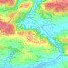 Mapa topográfico Roussimel, altitud, relieve