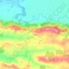 Mapa topográfico Tauziede, altitud, relieve