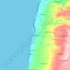 Mapa topográfico Samboan, altitud, relieve
