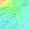 Mapa topográfico Bacolor, altitud, relieve