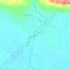 Mapa topográfico Pajaten, altitud, relieve