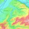 Mapa topográfico Obereichholz, altitud, relieve