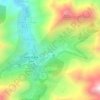 Mapa topográfico Ait Souka, altitud, relieve