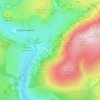 Mapa topográfico Howgill, altitud, relieve