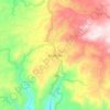 Mapa topográfico South Upi, altitud, relieve