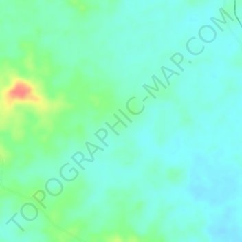 Mapa topográfico El Paraiso, altitud, relieve
