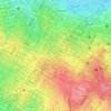 Mapa topográfico Loma Taruma, altitud, relieve