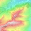 Mapa topográfico Rockchuck Peak, altitud, relieve