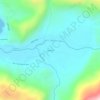 Mapa topográfico Caicayén, altitud, relieve