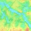 Mapa topográfico La Chintière, altitud, relieve