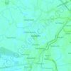 Mapa topográfico Macabebe, altitud, relieve