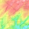Mapa topográfico La Fosserie, altitud, relieve