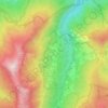 Mapa topográfico Tagliole, altitud, relieve