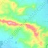 Mapa topográfico Agua Blanca, altitud, relieve