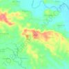 Mapa topográfico Purog, altitud, relieve