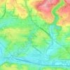 Mapa topográfico Kermahonnet, altitud, relieve