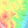 Mapa topográfico Cerro Calvario, altitud, relieve