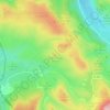 Mapa topográfico la Crémade, altitud, relieve