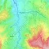 Mapa topográfico Helle, altitud, relieve