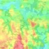 Mapa topográfico An Argoat, altitud, relieve