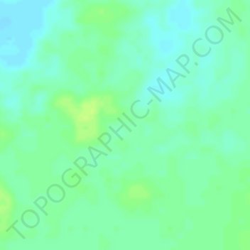 Mapa topográfico Isla San Jose, altitud, relieve