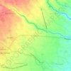 Mapa topográfico Bawi, altitud, relieve
