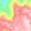 Mapa topográfico Pore, altitud, relieve
