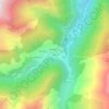Mapa topográfico Tuto, altitud, relieve