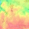 Mapa topográfico Quéran, altitud, relieve