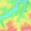 Mapa topográfico La Ramade, altitud, relieve