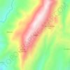 Mapa topográfico La Pita, altitud, relieve