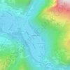 Mapa topográfico Vallon d'en Bas, altitud, relieve