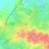 Mapa topográfico La Chardonnerie, altitud, relieve
