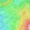 Mapa topográfico Le Chenevas, altitud, relieve