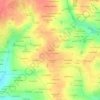 Mapa topográfico Les Frotz, altitud, relieve
