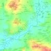 Mapa topográfico Le Chêne, altitud, relieve