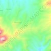 Mapa topográfico Rubit, altitud, relieve