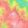 Mapa topográfico Puech de Montabez, altitud, relieve
